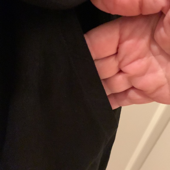 Monrow Twill Pocket Dress with Waist Drawcord • Size L - Picture 10 of 16